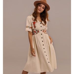 Adorable Embroidered Dress!